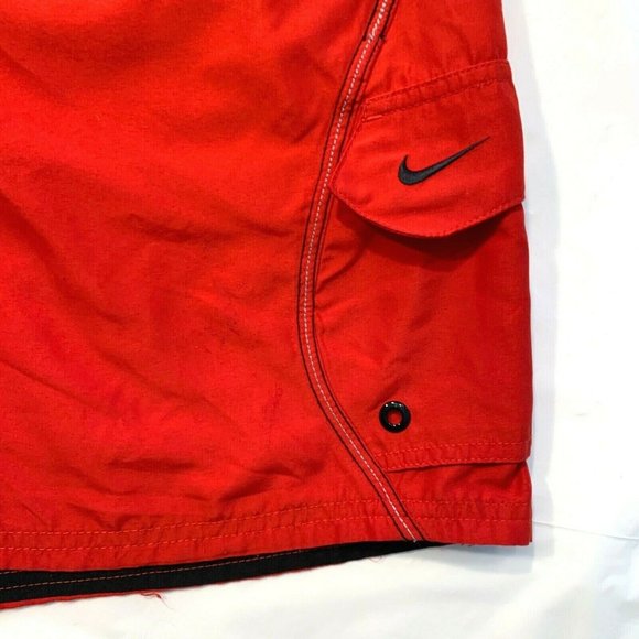 Nike Swoosh Spell Out  Swim Trunks Board Shorts - Picture 2 of 12